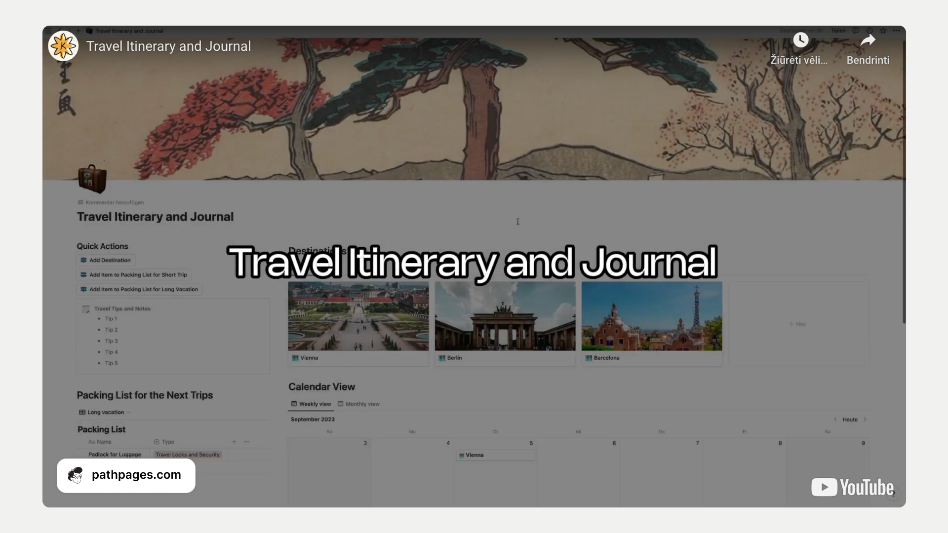 20+ Best Notion Travel Templates to Simplify Trip Planning
